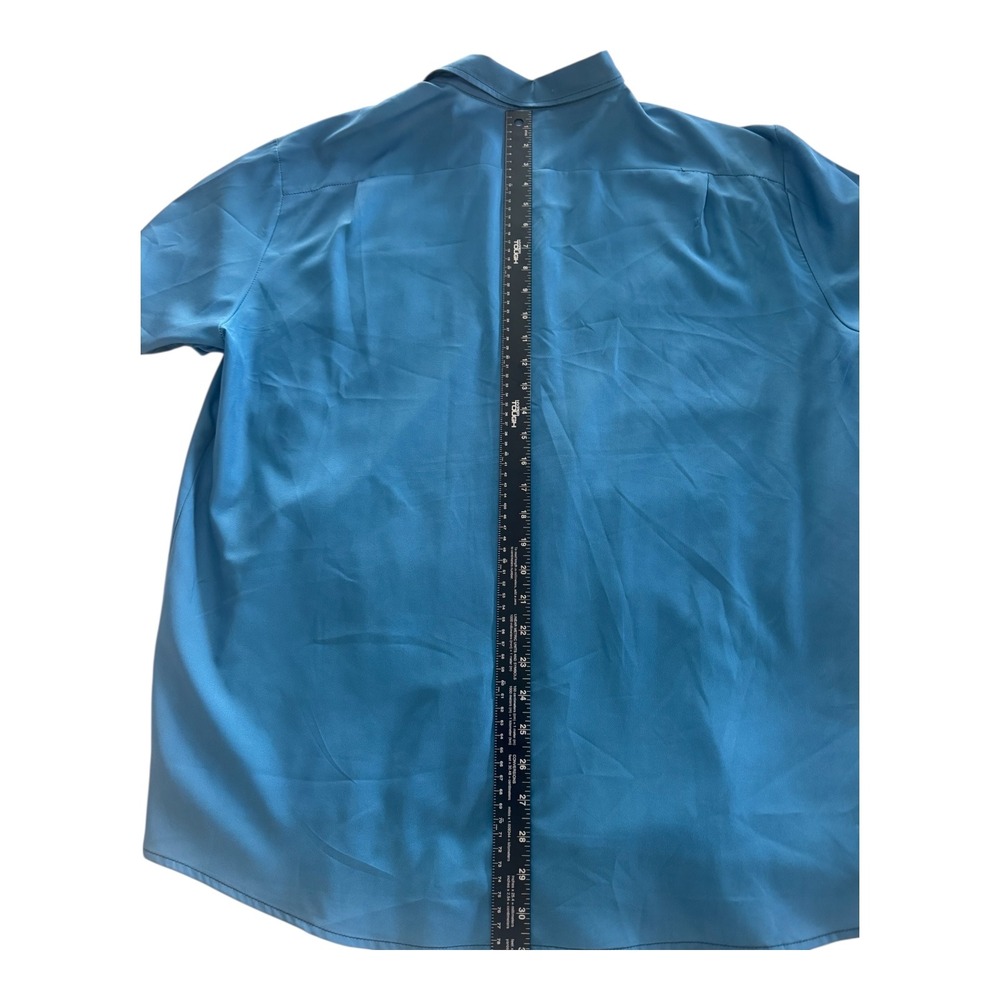 Hardaddy Mens XL Blue Atomic Starburst Bowling Shirt Retro Rockabilly 1442660# - Picture 7 of 9